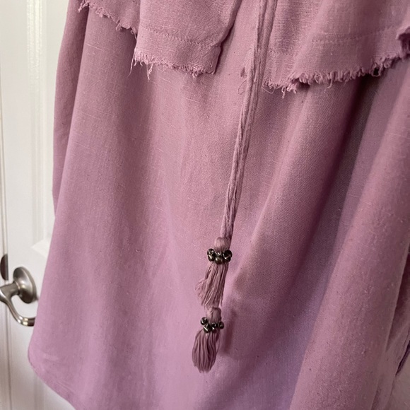 Free People off the shoulder sundress size L - Picture 2 of 4